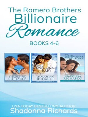 cover image of The Romero Brothers Boxed Set (Billionaire Romance) Books 4-6
